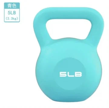 Gym Indoor Commercial Household Multicolor Kettlebell Fitness Strength Training 15LB Kettlebell