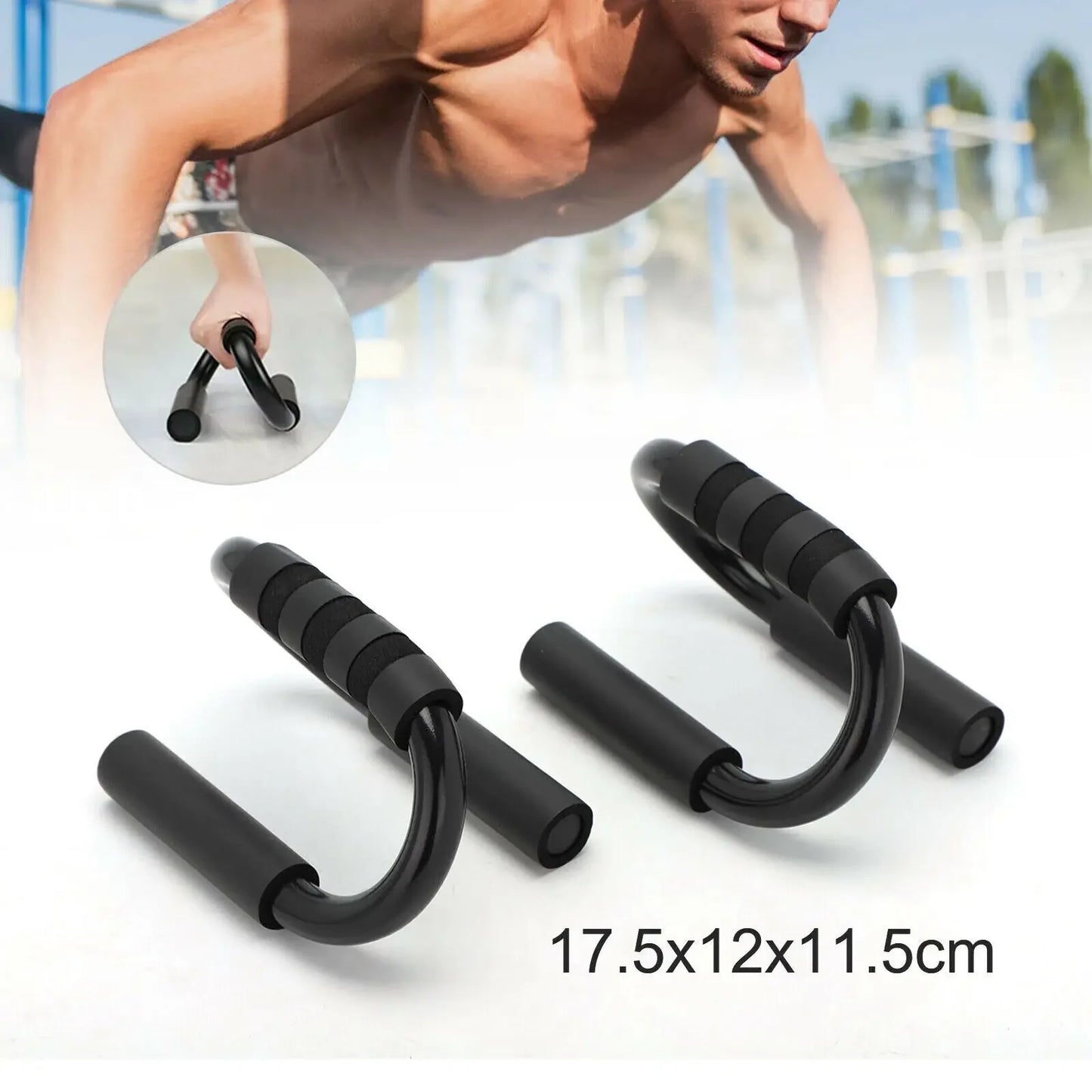 1pair Push Up Board Stand Exercise Appliances Bodybuilding Fitness Exercise Bars Gym Equipment for Home Parallettes Rack Gym